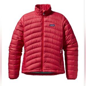 Patagonia Down Sweater Puffer Jacket Red Womens Size Medium